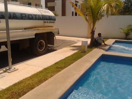 abastecimiento de alberca