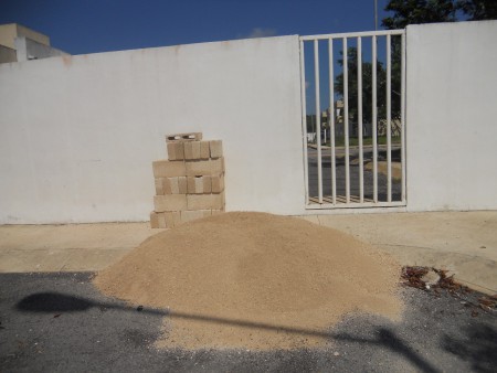 material para obra civil ( cierre de rejas )