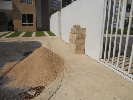 material para clausura de rejas