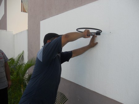 colocacion de aro en alberca