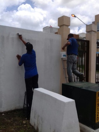 PINTURA DE BARDAS PERIMETRALES